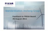 Standardization Working Group - piesa · Kelvis Kasonkomona (ZESCO) Roy Wienand (Ethekwini Munic) Member Utilities: Ethekwini – South Africa KPLC - Kenya LEC - Lesotho SNEL - DRC