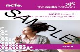 SAMPLE - The Skills Network...This principle emphasises the importance of developing a client’s ability to be self-directing within therapy and all aspects of life. Practitioners