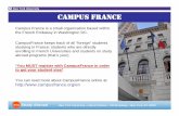 New York University CAMPUS FRANCE...New York University CAMPUS FRANCE Campus France is a small organization based within the French Embassy in Washington DC. CampusFrance keeps track