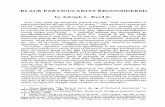 BLACK PARTICULARITY RECONSIDERED by Adolph L. Reed Jr.libcom.org/files/reed1979.pdf · 2016-10-21 · BLACK PARTICULARITY RECONSIDERED by Adolph L. Reed Jr. Over forty years ago Benjamin
