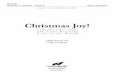 Christmas Joy! - Lorenz · 30/3324SF Companion to 10/5032SF • 10/5033SF Score and Parts 2 Tpt, Hn, Tbn, Tuba/Bass Tbn, Perc, Piano . Christmas Joy! 1. On Christmas Night . 2. O