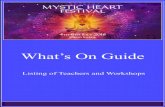 What’s On Guide - Osho Leela · PDF file working with the Tarot both at home and abroad Julie has developed her method of teaching which includes little 'memory triggers' with easy