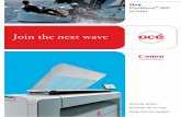 Brochure Océ PlotWave 300 (8P) - Turner Print Systems...o Océ PlotWave®300 printer Jointhenextwave Simple,green, durable,all-in-one largeformatsystem
