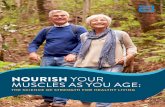 NOURISH YOUR MUSCLES AS YOU AGE - Abbott Nutrition...NOURISH YOUR MUSCLES AS YOU AGE: THE SCIENCE OF STRENGTH FOR HEALTHY LIVING. It’s the ageing factor that’s rarely ... your