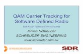 QAM Carrier Tracking for Software Defined Radio...techniques for tracking Quadrature Amplitude Modulation (QAM) carriers. • Originally motivated by analysis of draft TIA Public Safety