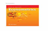 Econometrics - WordPress.com · 2018-02-07 · VIII Preface As a student of econometrics, I have beneﬁted from reading Johnston (1984), Kmenta (1986), Theil (1971), Klein (1974),