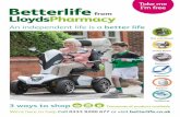 An independent life is a better life - LloydsPharmacy...and unfolds with a handy remote control. It is equipped with solid tyres, allowing it to be used on a variety of surfaces including