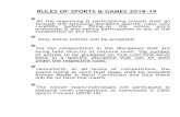 Rules of Sports and Games 2018-19cbsegames.in/documents/Rules of Sports and Games (2018-19... · 2018-08-10 · 58/(6 2) 632576 *$0(6 $oo wkh rujdql]lqj sduwlflsdwlqj vfkrrov vkdoo