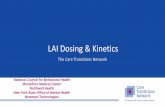 LAI Dosing & Kinetics...olanzapine •Olanzapine pamoate is the first of the crystal-based LAIs. •It is a salt of pamoic acid and olanzapine suspended in water. •After the micron-sized