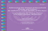 Addressing the Impact of Household Energy and Indoor Air ...SD_Plaq_no9.pdf · Exposure to indoor air pollution from the combustion of traditional biomass fuels (wood, charcoal, animal