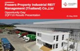 Frasers Property Industrial REIT Management (Thailand) Co.,Ltd · expressly disclaimed. Further, nothing in this presentation should be construed as constitution legal, business,