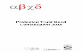 Protected Trust Deed Review 2016 - Chartered Institute of ... · Protected Trust Deed Review 2016 1 PROTECTED TRUST DEED REVIEW 2016 - CONSULTATION Introduction 1. The Accountant