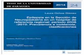 Epilepsia en la Sección de Neuropediatría en un hospital ...zaguan.unizar.es/record/13516/files/TESIS-2014-026.pdf · Epilepsia en la Sección de Neuropediatría en un hospital