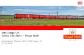 DB Cargo UK Class 325 EMU Royal Mail - TU Berlin · DB Cargo UK Class 325 EMU ... 2003 2004 Following build, a contract was tendered by Royal Mail for maintenance of the Class 325,
