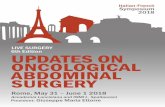 6th Edition UPDATES ON ONCOLOGICAL ABDOMINAL SURGERY · UOC di Chirurgia Generale e dei Trapianti d’Organo Direttore Prof. Giuseppe Maria Ettorre Polo Ospedaliero Interaziendale