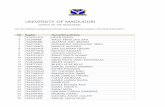 UNIVERSITY OF MAIDUGURI - Okay.NG...university of maiduguri (office of the registrar) the following candidates should check remedial science for their placement sn regno nameofcandidate