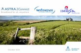 Broadband for all, anywhere - IMOSA ORDENADORES2 ASTRA2Connect – the answer to digital divide ASTRA2Connect – new generation two-way satellite broadband: The largest European satellite-based