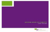 MYOB EXO CLARITY - uil.co.nz EXO Business Clarity User Guide.pdf · MYOB EXO Clarity Clarity is the MYOB EXO Business report writer especially written for use with MYOB EXO Business.