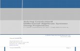 Solving Constrained Differential‐Algebraic Systems Using … · 2018-04-24 · Page 1 Solving Constrained Differential‐Algebraic Systems Using Projections R. J. Hanson, Visual