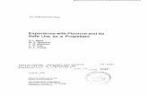 with Fluorine and Its Safe Use as a Propellant · PDF file ABSTRACT This report is a survey of the extensive industrial experi- ence with fluorine since the early 1940's and the propulsion