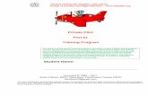 Private Pilot Part 61 Training Program Student Name...The students of the Part 61 Private Pilot ... Pilot’s Operating Handbook for the training aircraft (POH) Log Book . Federal