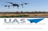 uasatucla.orgpetition in the annual AUVSI Seafarer Competition. UAS@UCLA designed a state of the art quadcopter drone with reliable ground communication, excellent image pro- cessing,
