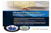 ICP Medical PPE Organizers...ICP Medical PPE Organizers ICP Medical’s Personal Protection Equipment enhances the safety of healthcare workers, staff and visitors. The PPE Organizer