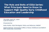 The Nuts and Bolts of ESSA Series: What Principals Need to ... Nuts and Bolts_Early Ed wAB edits.pdf · 3) Provide Personalized Blended Learning Environments 4) Use Multiple Measures