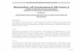Bachelor of Commerce (B.Com.) · 2015-05-12 · DR. BHIM RAO AMBEDKAR UNIVERSITY, AGRA . PAGE 34 Bachelor of Commerce (B.Com.) THIRD YEAR DETAILED SYALLBUS GROUP-A: (Business Administration)