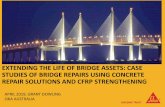 EXTENDING THE LIFE OF BRIDGE ASSETS: CASE STUDIES OF ... · 1. concrete durability –repair of new construction/existing assets 2. improving the longevity through structural strengthening