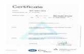 ...Annex Standard Certificate Registr. No. No. /01 102 104 105 /06 to certificate ISO 14001:2015 01 104 087462 Location NH Berlin Mitte Leipziger Strabe 106-111 10117 Berlin Germany