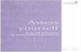 Assess yourself - using self assessment for performance ......the European Foundation for Quality Management (EFQM), both involve self assessment against a model set of criteria for