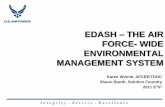 EDASH – THE AIR FORCE- WIDE ENVIRONMENTAL MANAGEMENT SYSTEM · EDASH - The Air Force- Wide Environmental Management System 5a. CONTRACT NUMBER 5b. GRANT NUMBER 5c. PROGRAM ELEMENT