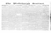 f|je mtittel - NYS Historic Newspapersnyshistoricnewspapers.org/lccn/sn88075736/1907-04-12/ed...f|je mtittel FIRST SECTION, VOL, 2HO, 44 PLATTSBUBGKH, 1ST. Y., FRIDAY, APRIL 12, 1907