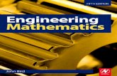 Engineering Mathematics - WordPress.com · Engineering Mathematics Fifth edition John Bird BSc(Hons), CEng, CSci, CMath, FIET, MIEE, FIIE, FIMA, FCollT AMSTERDAM † BOSTON † HEIDELBERG