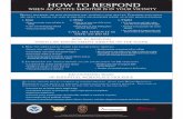 HOW TO RESPOND - Shipman & Goodwin LLP Assessment... · 2016-03-18 · • Preparedness - Ensure that your facility has at least two evacuation routes - Post evacuation routes in