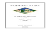 LEETON SHIRE COUNCIL · As a result, Leeton Shire Council compiled its first PAMP in 2003. It has subsequently been reviewed in 2008 (adopted 2009) and has now undergone a further