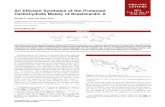 An Efficient Synthesis of the Protected Carbohydrate Moiety of …jung/pdfs/285.pdf · 2015-07-03 · An Efficient Synthesis of the Protected Carbohydrate Moiety of Brasilicardin