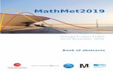 Institutional Support MathMet2019mathmet2019.lnec.pt/MathMet_book of abstracts.pdf · Portugal │ Lisbon │ LNEC │ 20-22 November 2019 5 Nicolas Fischer Nicolas Fischer is a principal