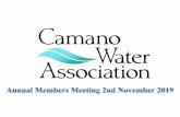 Camano Water Association · 2019-11-07 · Andrew Turner IT Data Analyst II . Camano Water Association Annual Meeting Minutes November 3, 2018 Call to ... The Beach Drive and Holloway