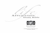 Life Application Study Bible, NLT - Tyndale House...Visit Tyndale’s exciting Web site at . Tyndale House Publishers gratefully acknowledges the role of Youth for Christ/USA in preparing