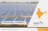 RENEWABLE ENERGY - IBEF · 2019-06-21 · Source: CEA, Make in India, India Solar Handbook 2017, MNRE, Mercom India, Bloomberg NEF State Wise Solar Installations in India (August