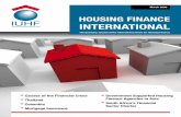 HOUSING FINANCE INTERNATIONAL · HOUSING FINANCE INTERNATIONAL Causes of the Financial Crisis Thailand Colombia Mortgage Insurance Government Supported Housing Finance Agencies in
