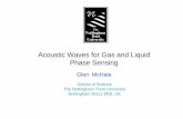 Acoustic Waves for Gas and Liquid Phase Sensing January 2003 for... · MIPs for steroids, terpenes & amino acids, SAMs for PAHs Selectivity Surface texture & hydrophobicity Wetting