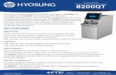 Hyosung 8200QT Update - ftsius.com · spacewhen deployed with Hyosung’s innovative core integrated software and powerful video assistance solutions. HIGHEST AVAILABILITY Innovative