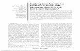 Tracking Error Analysis for Mohamed Edardar Feedback Systems With Hysteresis … · 2018-11-28 · hysteresis nonlinearity, which is motivated by applications such as piezo-actuated