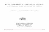 B. Sc CHEMISTRY (Honours) Syllabusbaripadacollege.com/uploads/Chemistry Honours (1).pdf · North Orissa University Page 1 B. Sc CHEMISTRY (Honours) Syllabus CHOICE BASED CREDIT SYSTEM