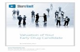 Valuation of Your Early Drug Candidate · called expected) NPV lets you compare projects of unequal risk, and choose a project with a higher rNPV. With any valuation method, it is