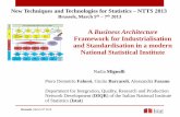 A Business Architecture Framework for Industrialisation ...ec.europa.eu/eurostat/cros/system/files/2B01_218_0.pdf · A Business Architecture Framework for Industrialisation and Standardisation