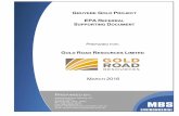 EPA REFERRAL SUPPORTING DOCUMENT...GOLD ROAD RESOURCES LIMITED GRUYERE PROJECT EPA REFERRAL SUPPORTING DOCUMENT Gruyere EPA Ref Support Doc Final Rev 1.docx 1 1. PROPONENT AND KEY